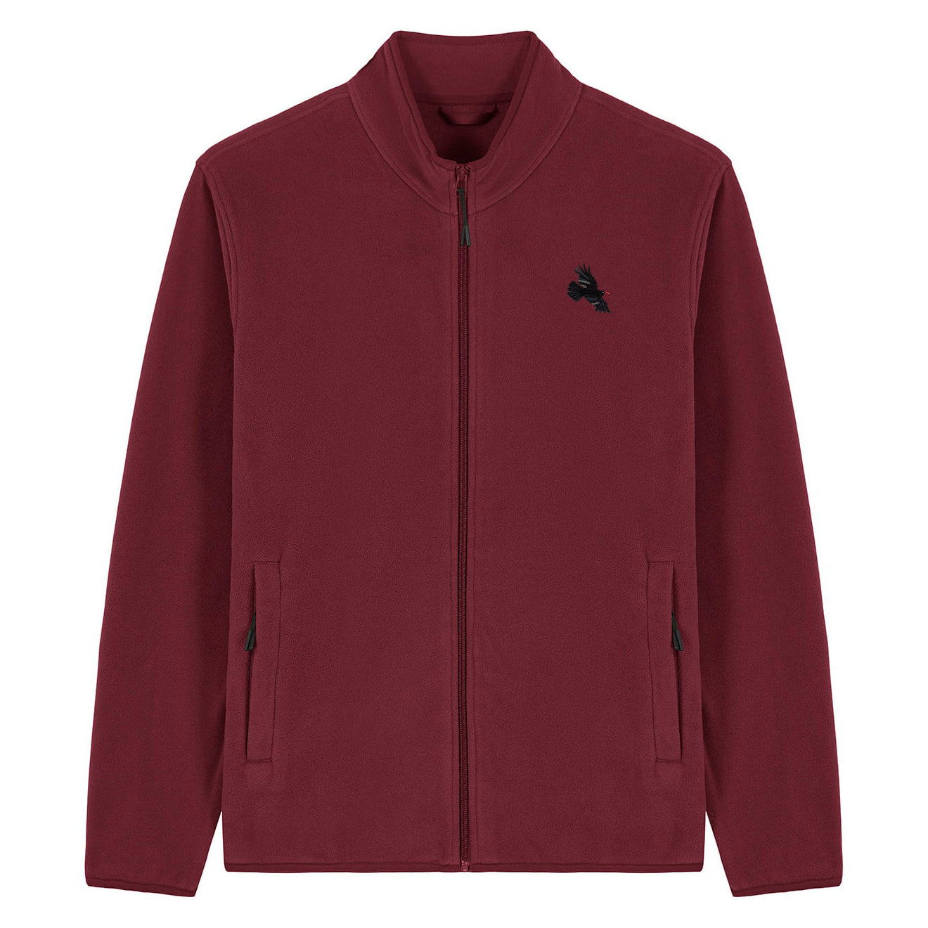Chough Embroidered Men's Fleece Jacket