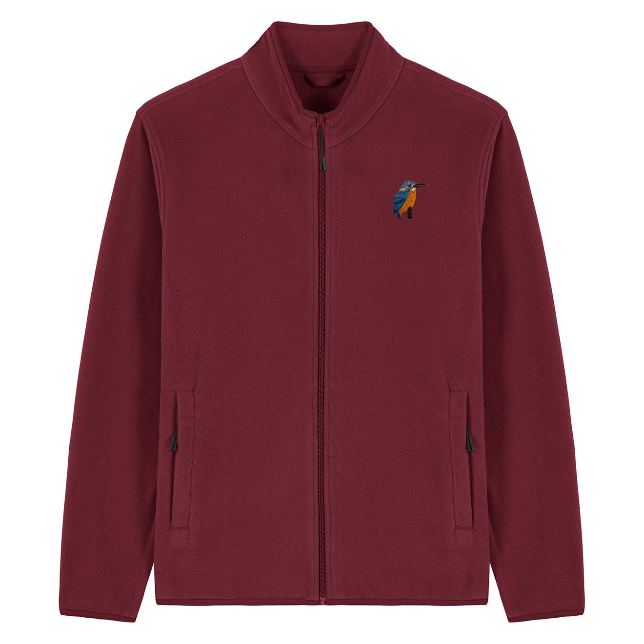Kingfisher Embroidered Men's Fleece Jacket