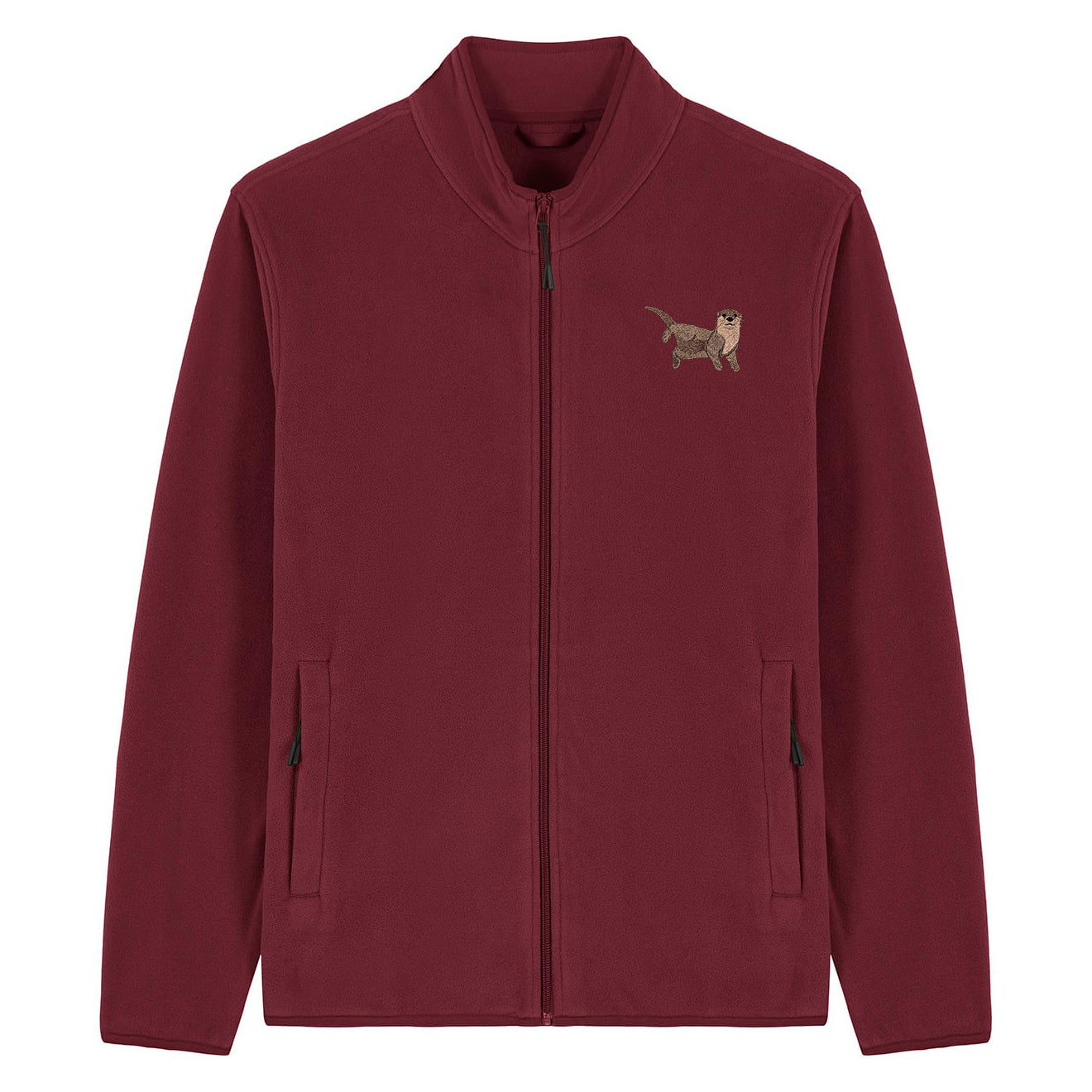 Otter Embroidered Men's Fleece Jacket