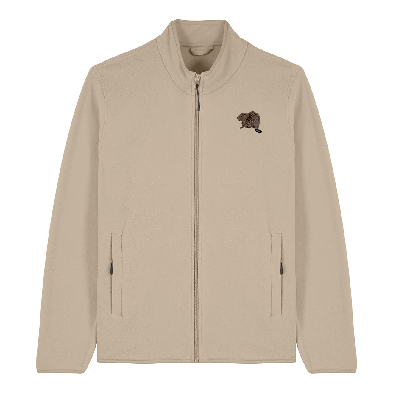 Beaver Riverside Embroidered Men's Fleece Jacket