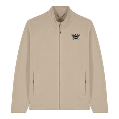 Bumblebee Embroidered Men's Fleece Jacket