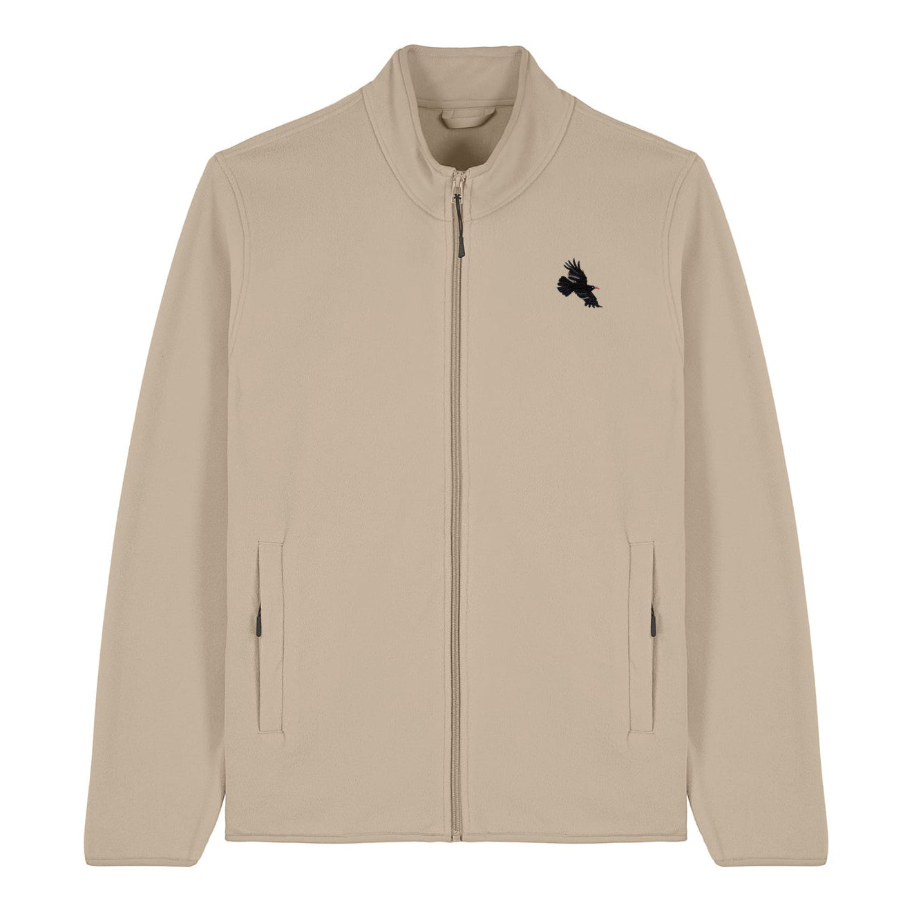 Chough Embroidered Men's Fleece Jacket