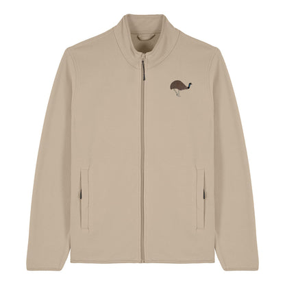 Emu Embroidered Men's Fleece Jacket
