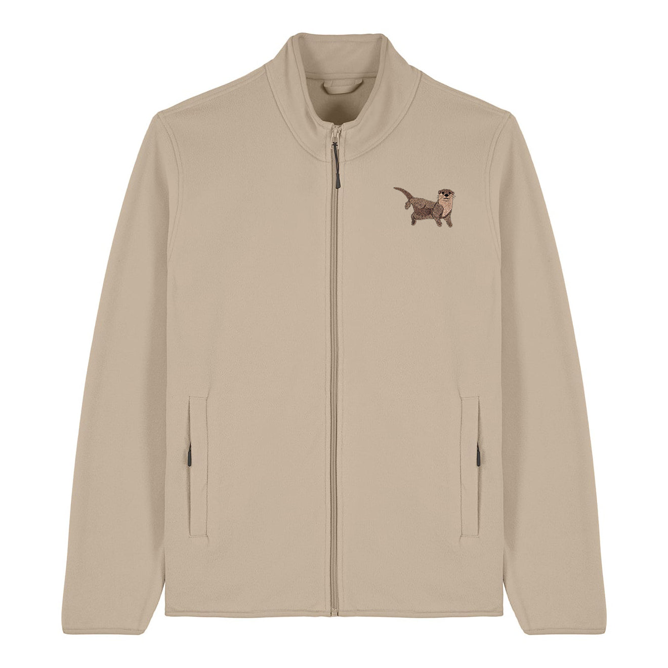 Otter Embroidered Men's Fleece Jacket
