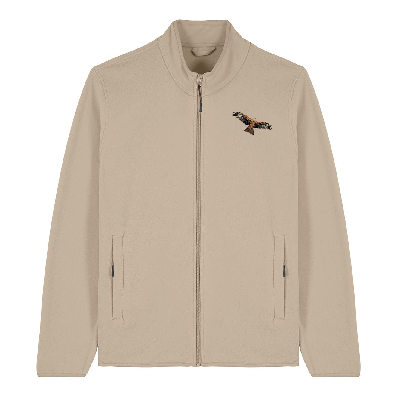 Red Kite Embroidered Men's Fleece Jacket