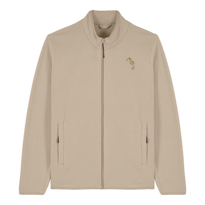 Seahorse Embroidered Men's Fleece Jacket