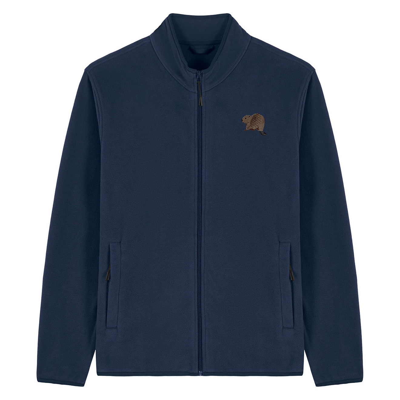 Beaver Riverside Embroidered Men's Fleece Jacket