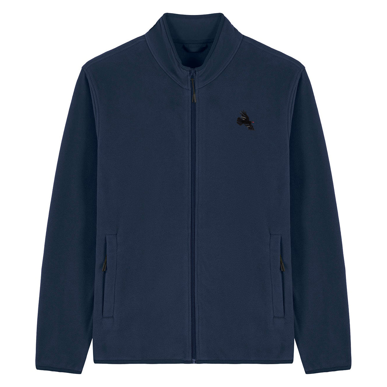 Chough Embroidered Men's Fleece Jacket