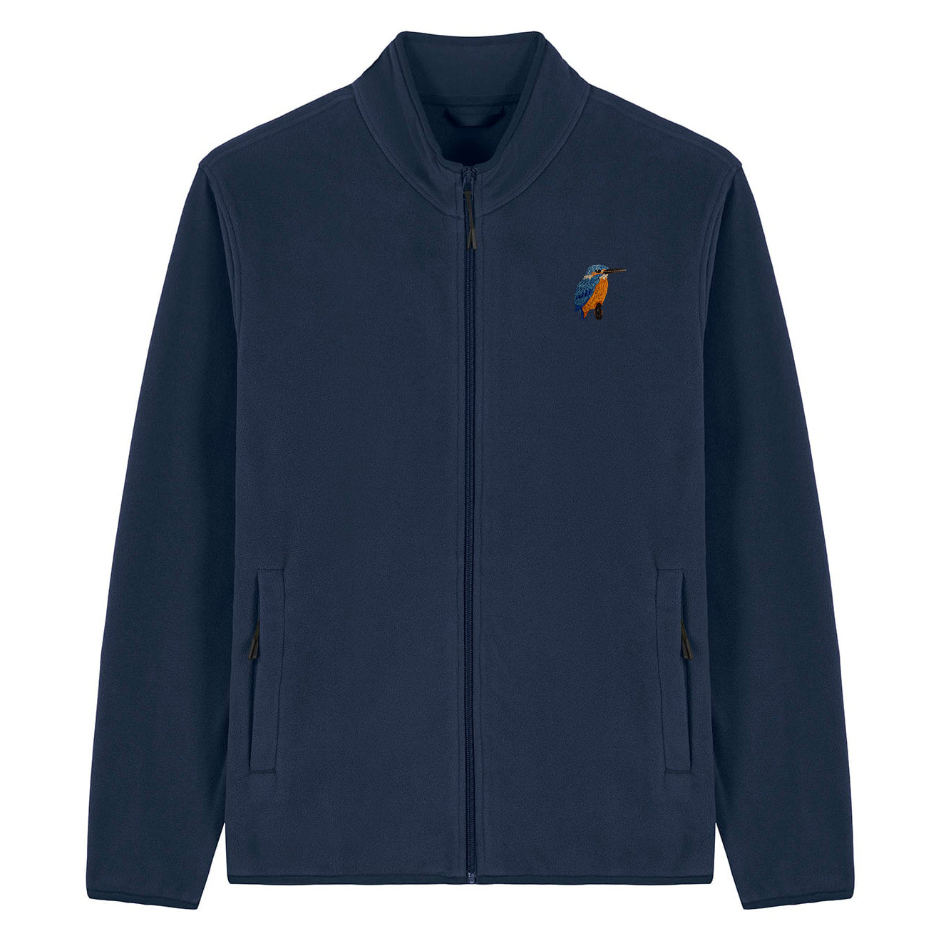 Kingfisher Embroidered Men's Fleece Jacket