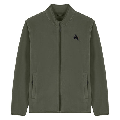 Chough Embroidered Men's Fleece Jacket