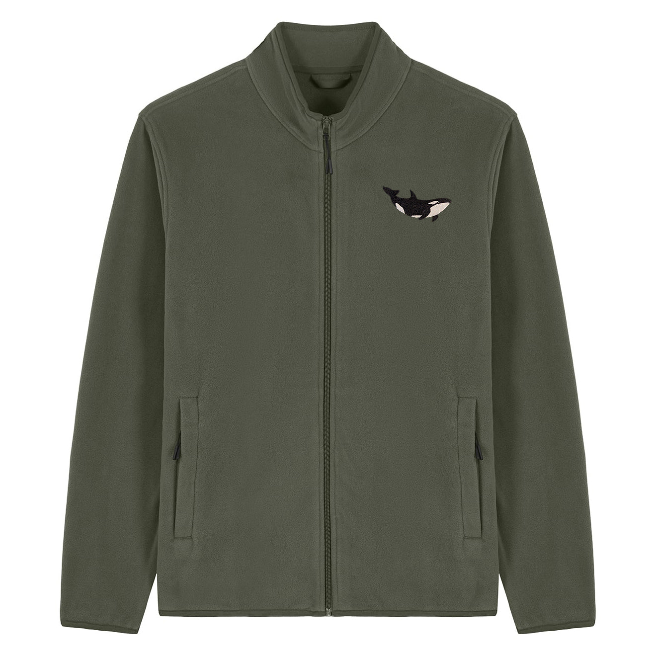 Orca Embroidered Men's Fleece Jacket