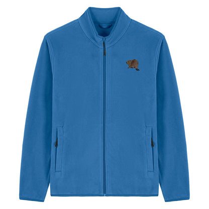 Beaver Riverside Embroidered Men's Fleece Jacket