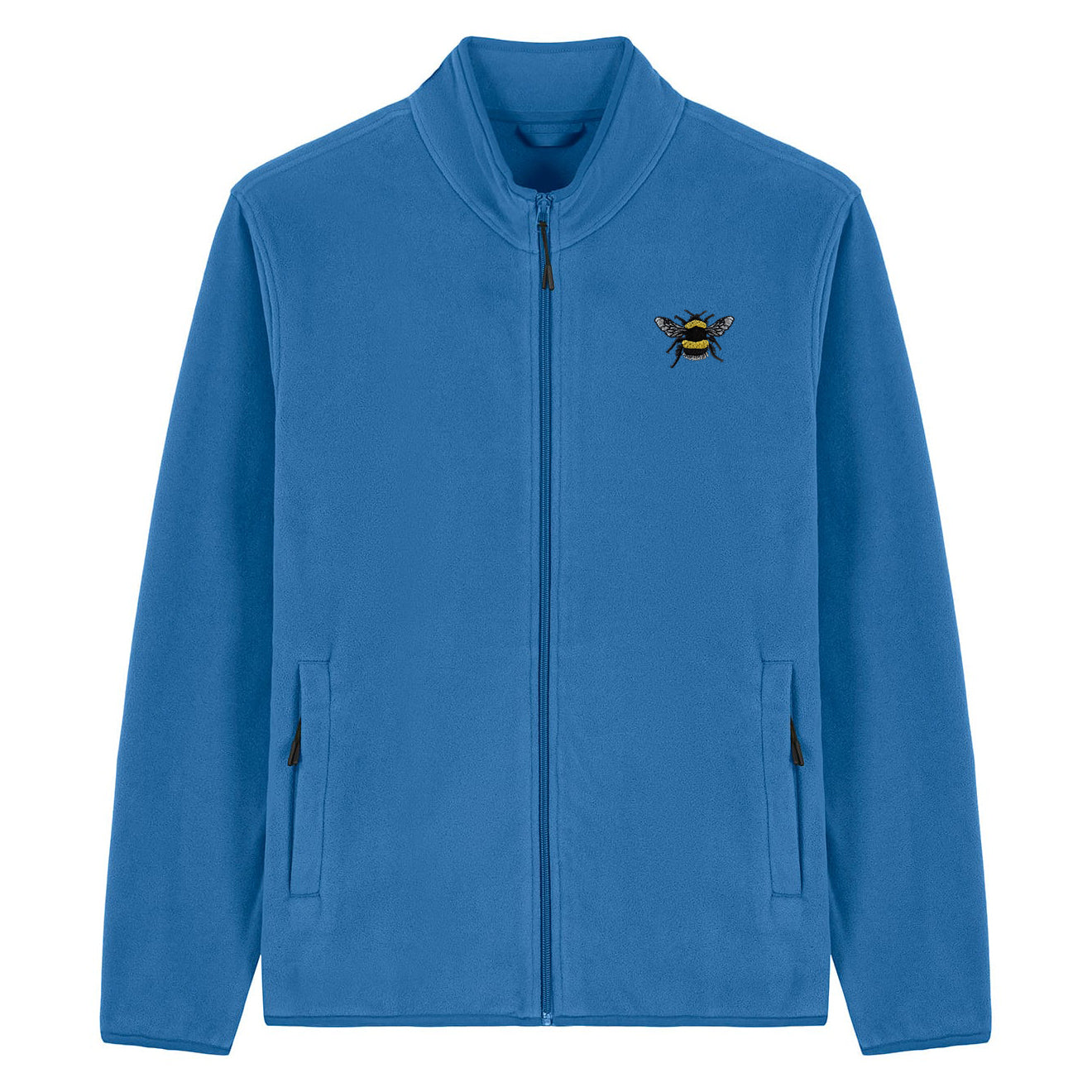 Bumblebee Embroidered Men's Fleece Jacket