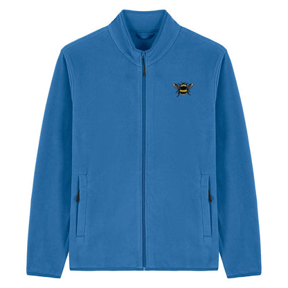 Bumblebee Embroidered Men's Fleece Jacket