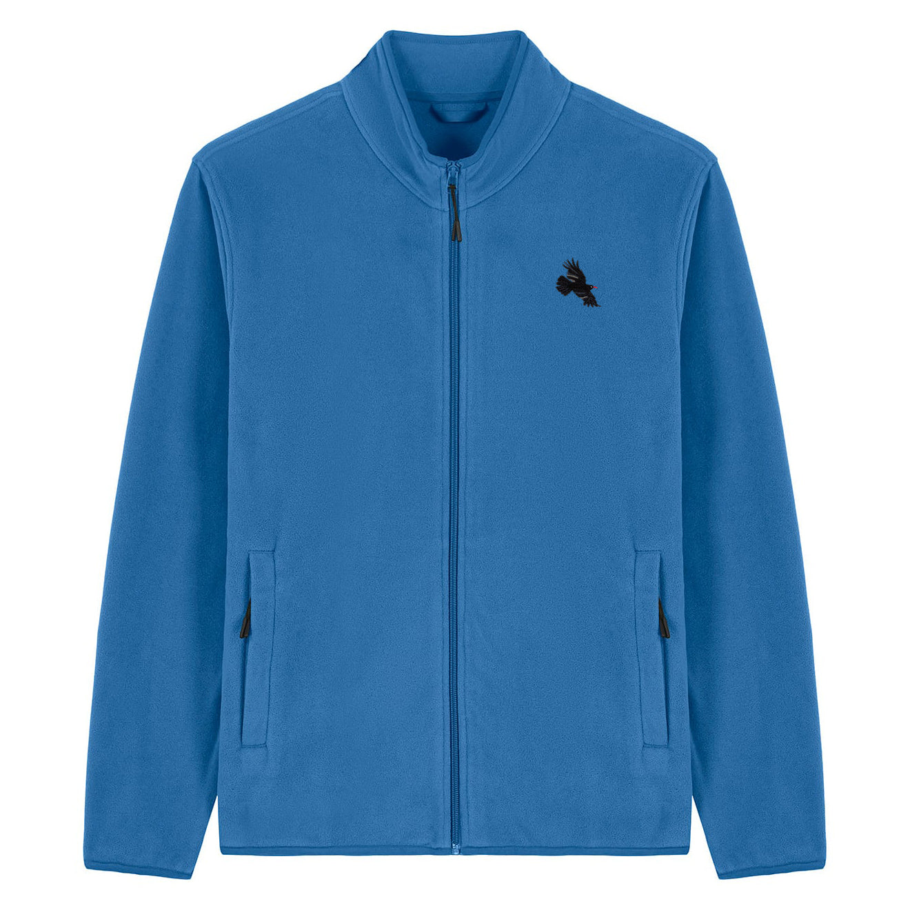 Chough Embroidered Men's Fleece Jacket