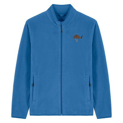 Emu Embroidered Men's Fleece Jacket