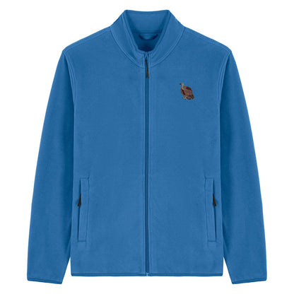 Griffon Vulture Embroidered Men's Fleece Jacket