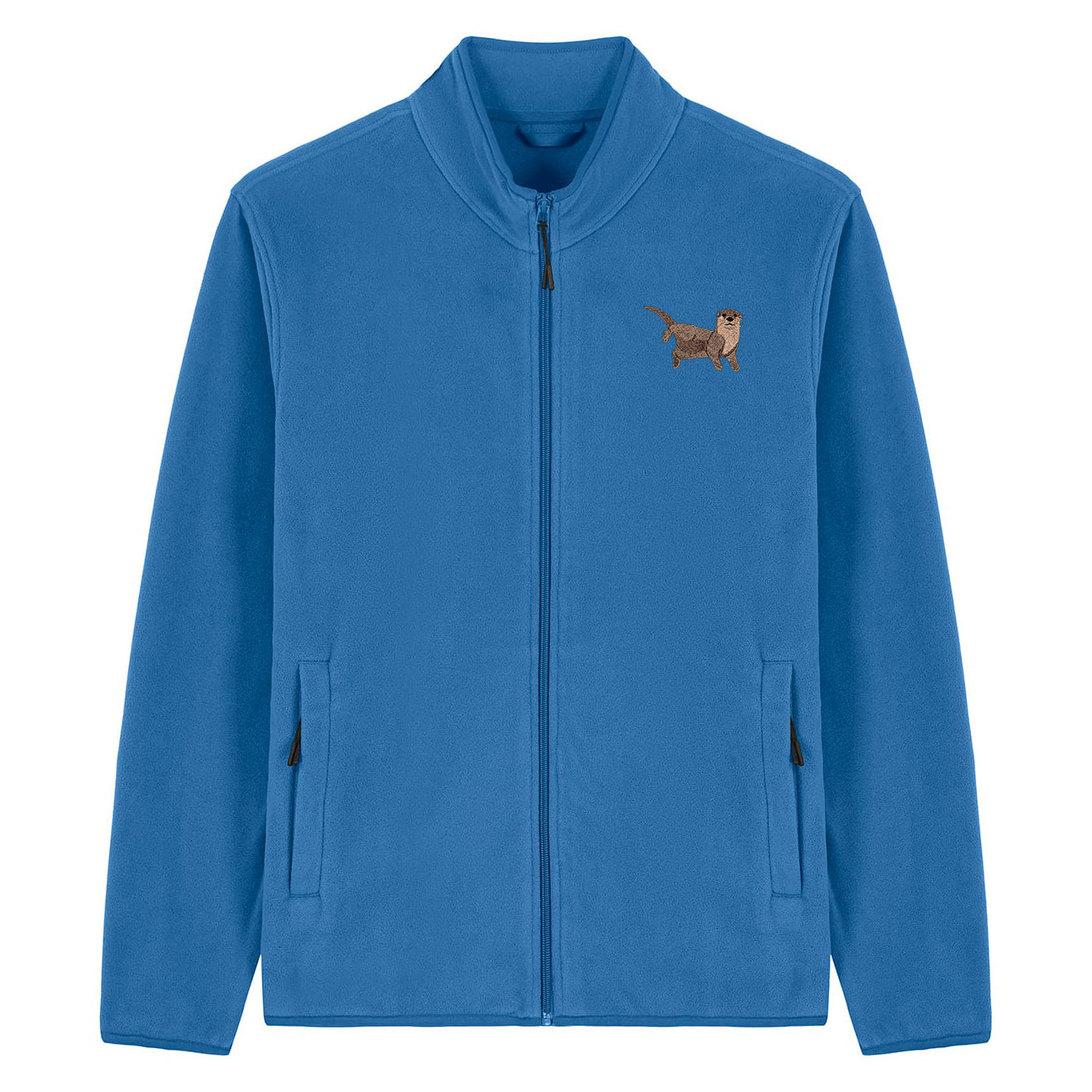 Otter Embroidered Men's Fleece Jacket