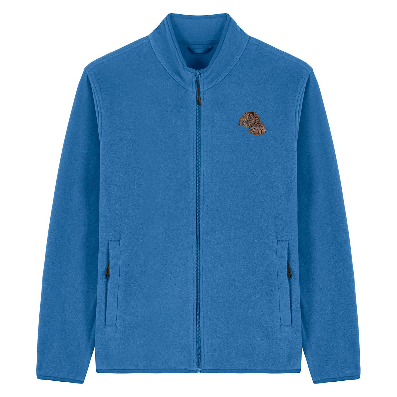 Pangolin Embroidered Men's Fleece Jacket