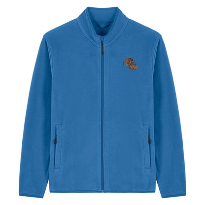 Pangolin Embroidered Men's Fleece Jacket