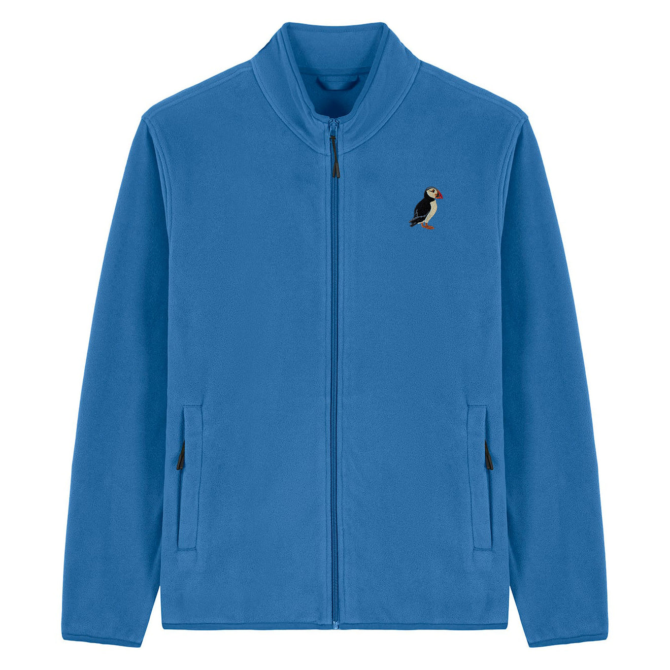 Puffin Embroidered Men's Fleece Jacket