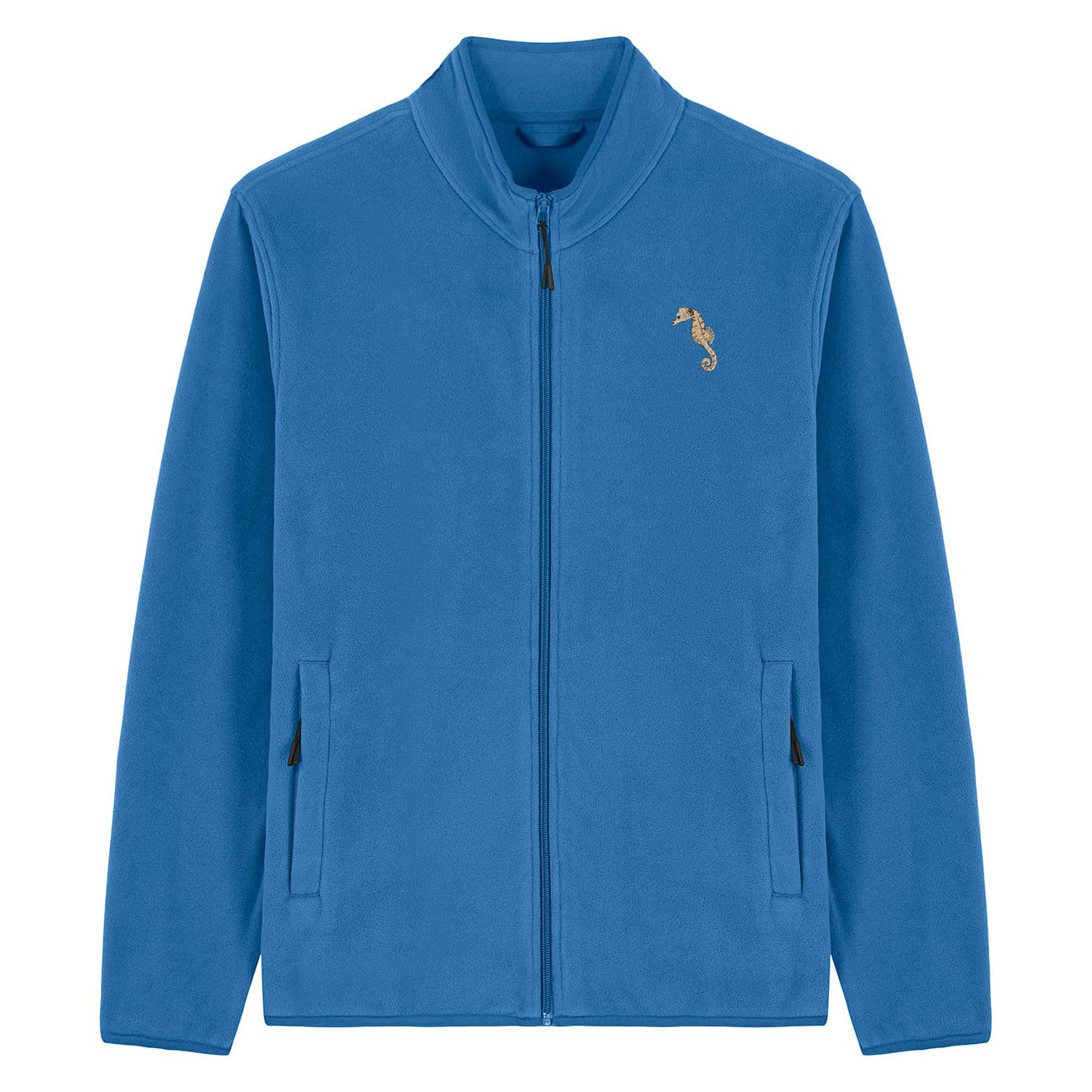 Seahorse Embroidered Men's Fleece Jacket