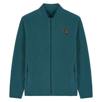 Beaver Riverside Embroidered Men's Fleece Jacket