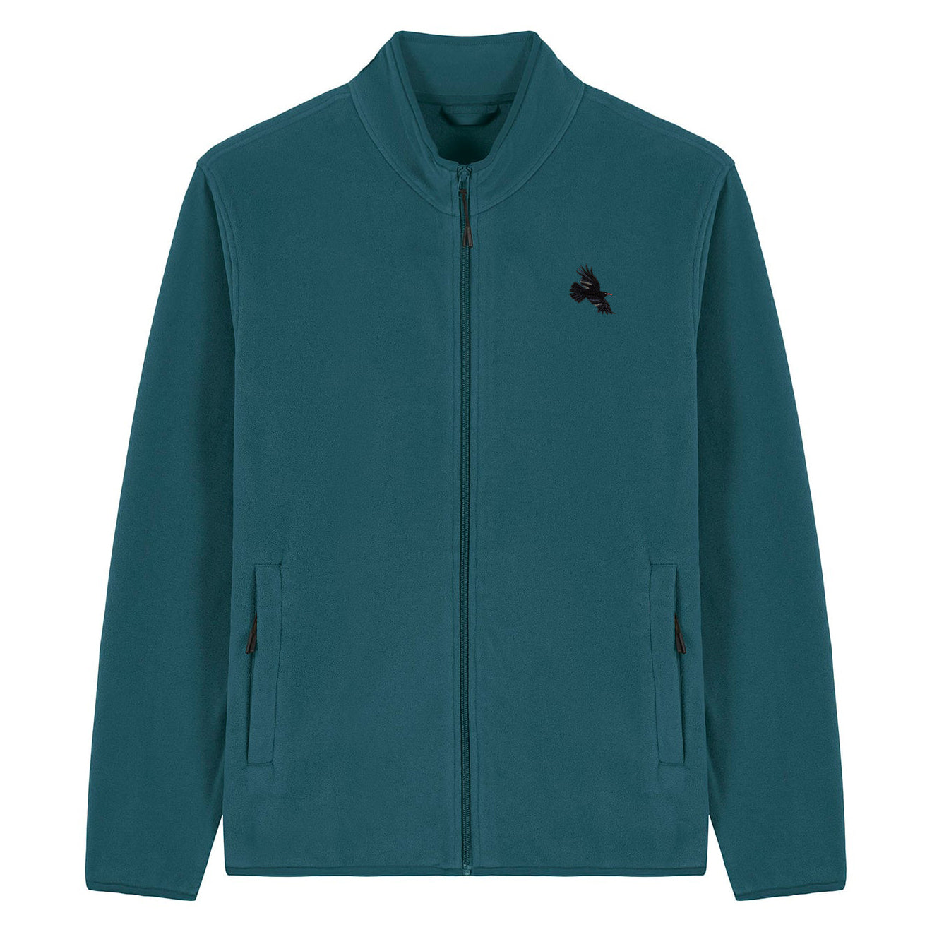Chough Embroidered Men's Fleece Jacket