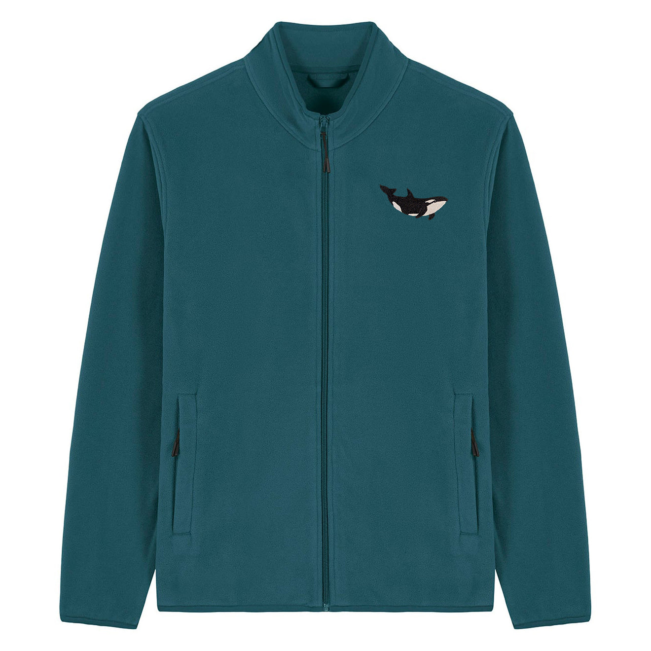 Orca Embroidered Men's Fleece Jacket
