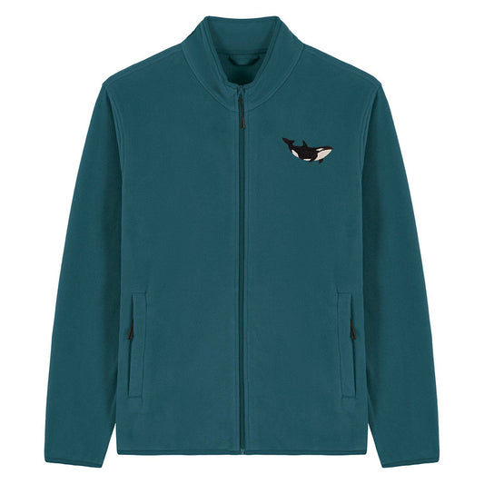 Orca Embroidered Men's Fleece Jacket