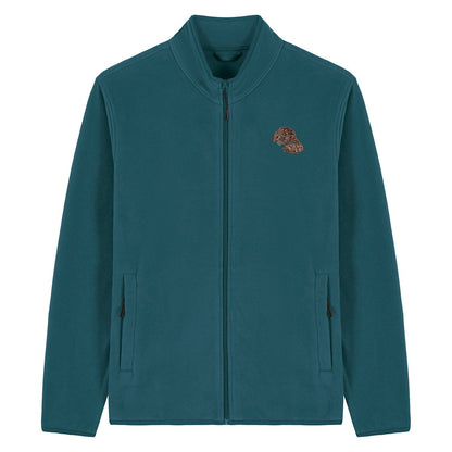 Pangolin Embroidered Men's Fleece Jacket