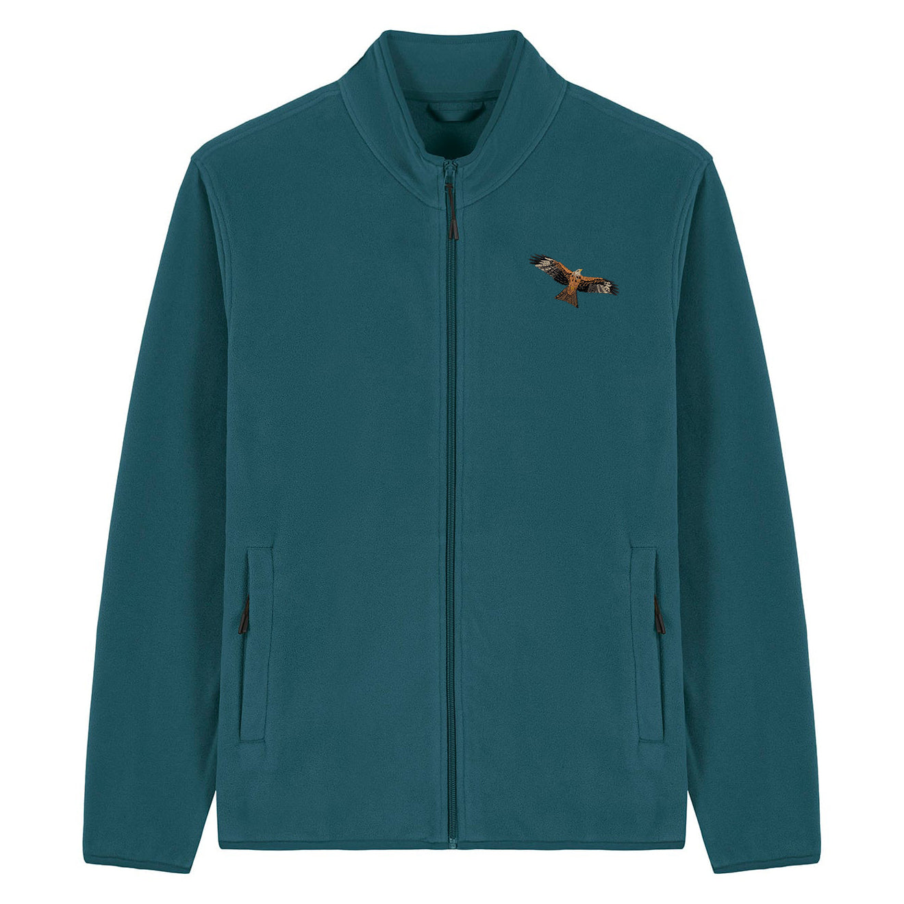 Red Kite Embroidered Men's Fleece Jacket