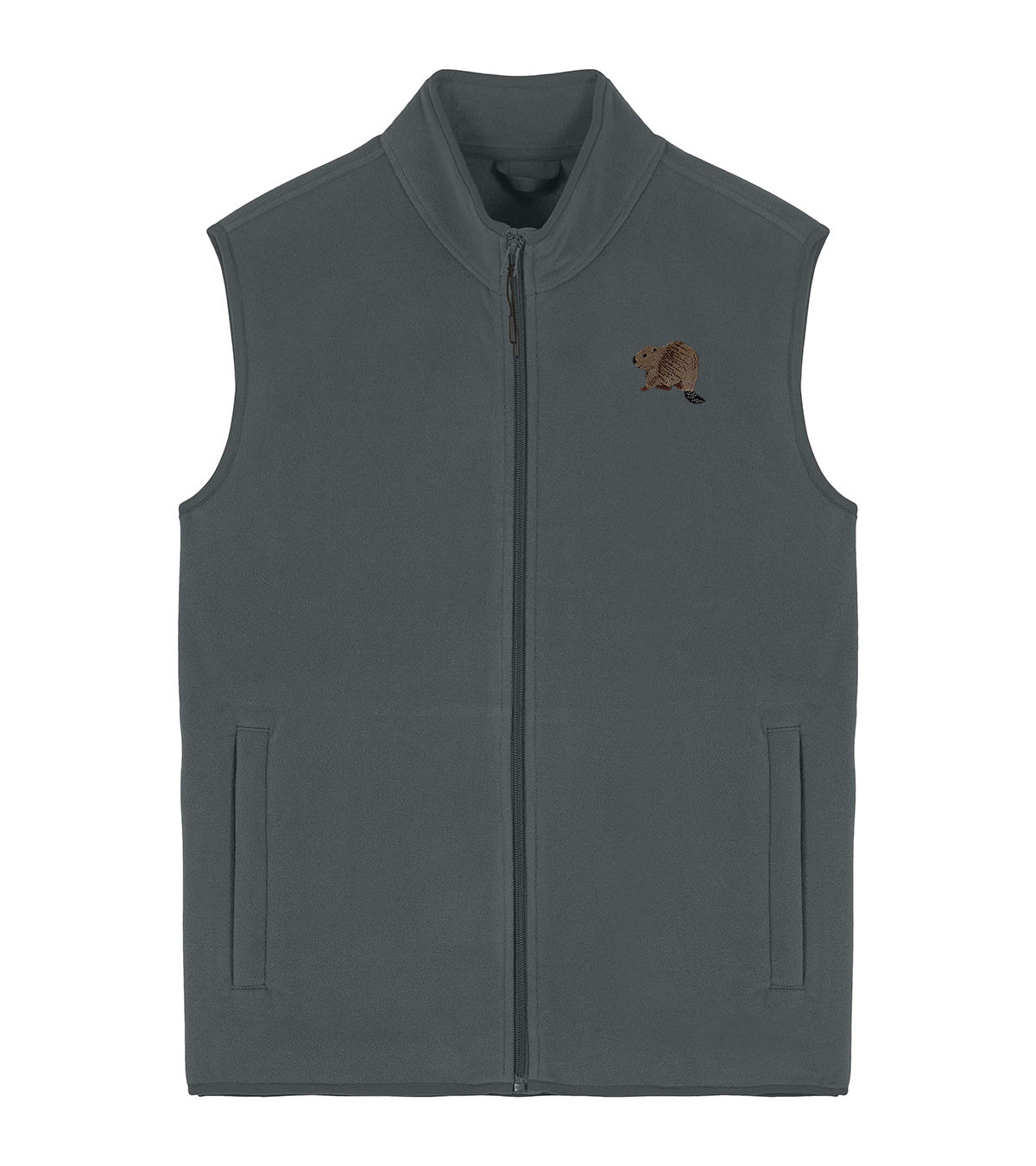 Beaver Riverside Embroidered Men's Fleece Gilet Bodywarmer