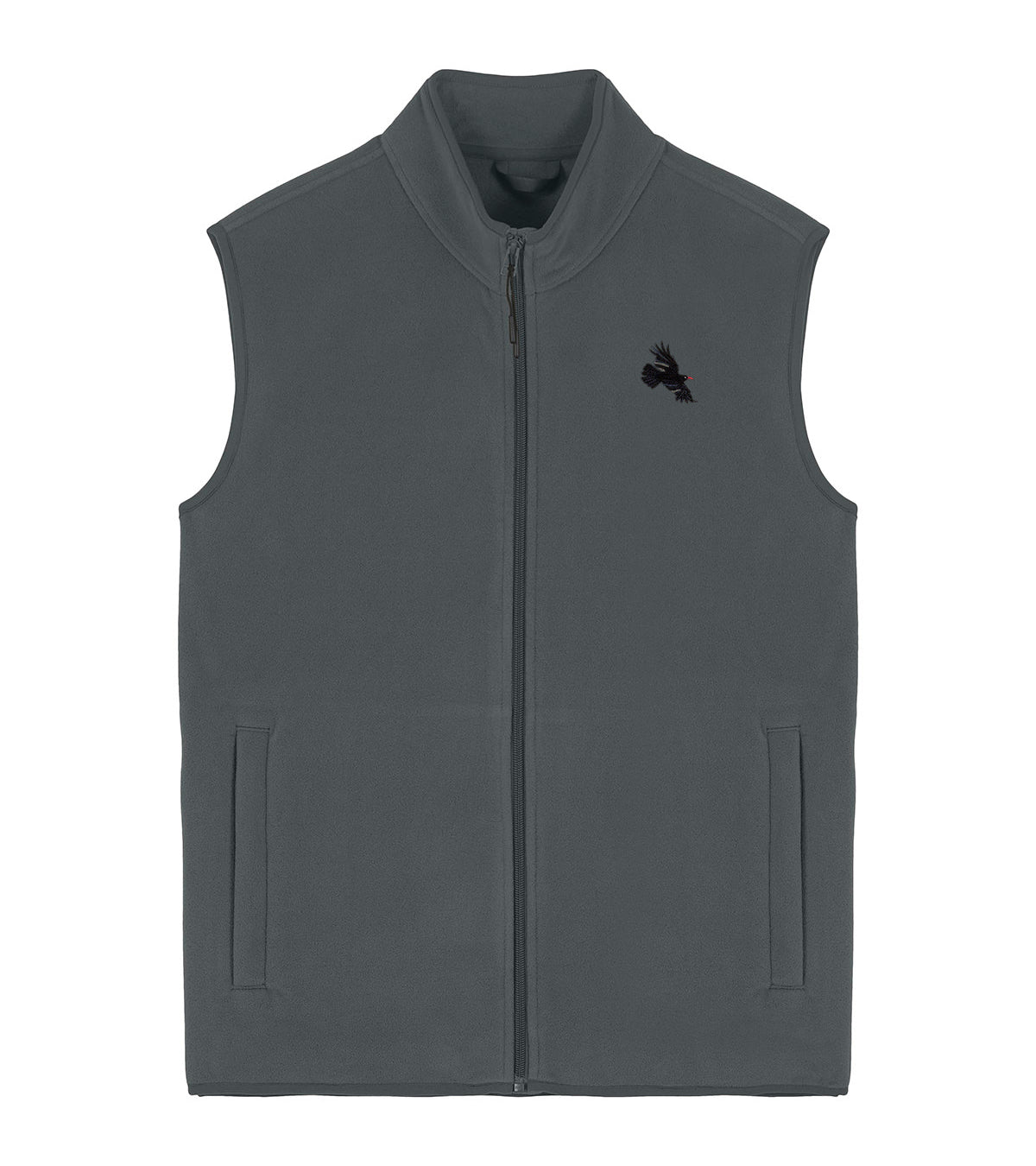 Chough Embroidered Men's Fleece Gilet Bodywarmer