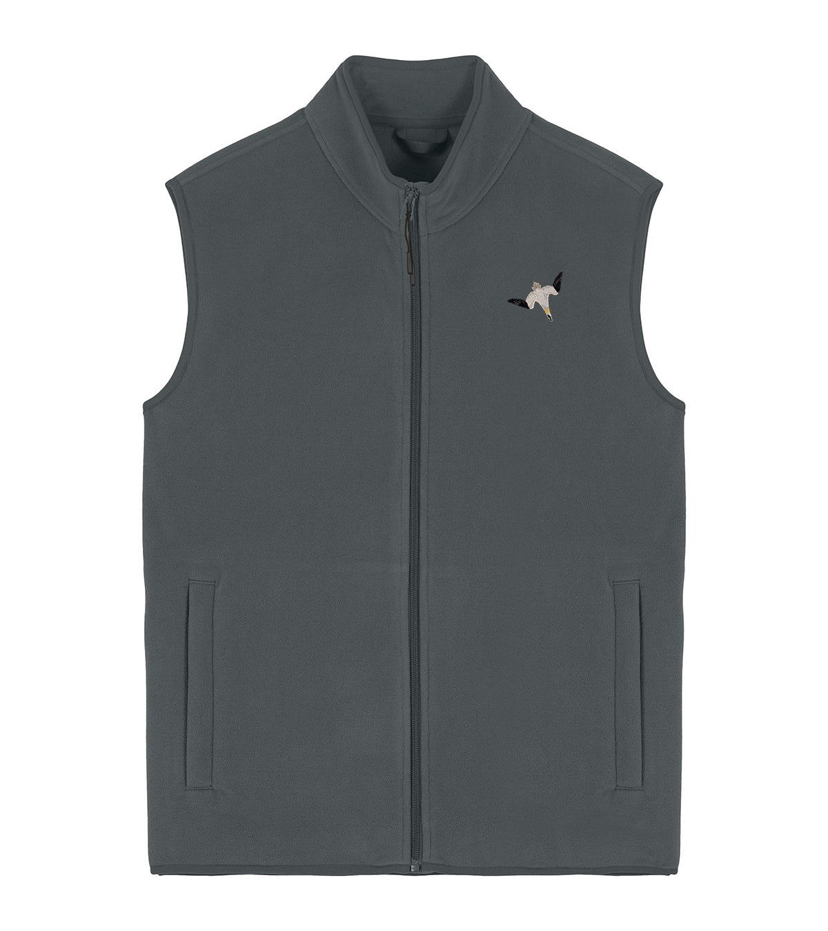 Gannet Embroidered Men's Fleece Gilet Bodywarmer