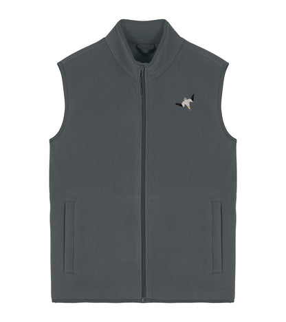 Gannet Embroidered Men's Fleece Gilet Bodywarmer