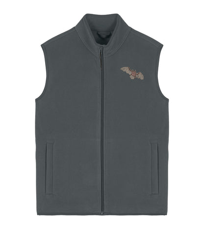 Pipistrelle Bat Embroidered Men's Fleece Gilet Bodywarmer