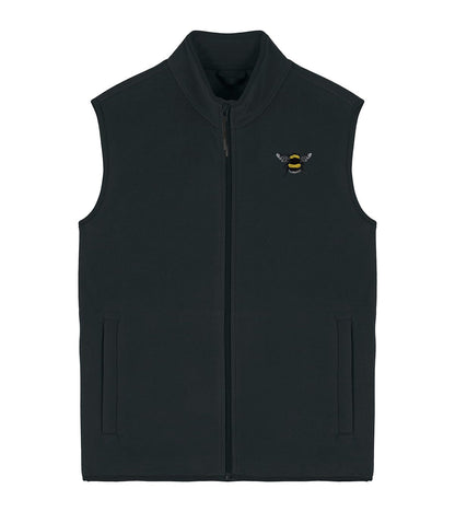 Bumblebee Embroidered Men's Fleece Gilet Bodywarmer