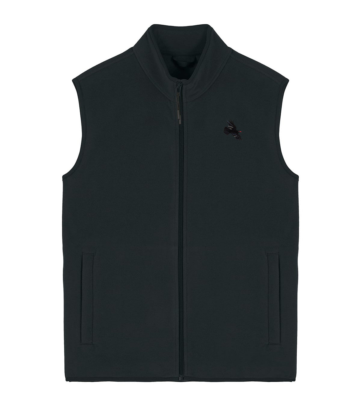 Chough Embroidered Men's Fleece Gilet Bodywarmer
