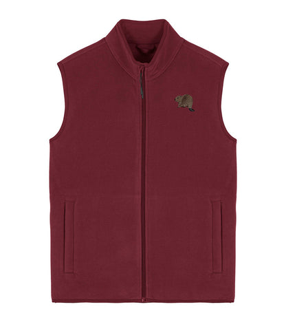 Beaver Riverside Embroidered Men's Fleece Gilet Bodywarmer