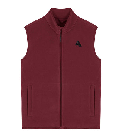 Chough Embroidered Men's Fleece Gilet Bodywarmer