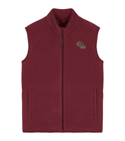 Pangolin Embroidered Men's Fleece Gilet Bodywarmer