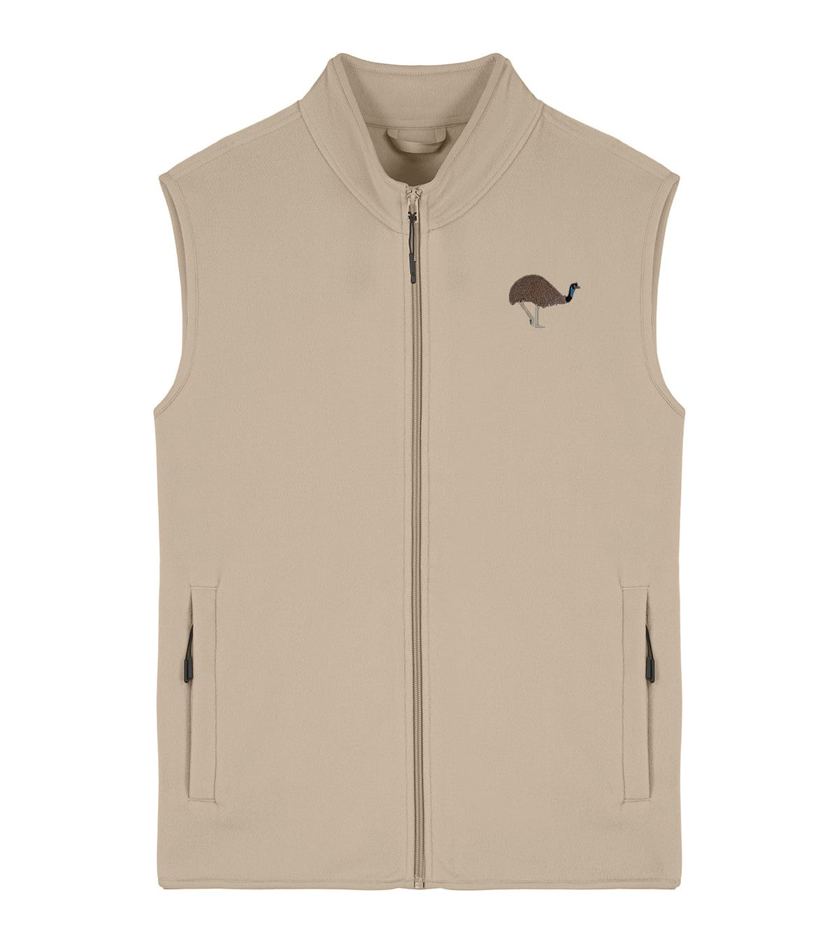 Emu Embroidered Men's Fleece Gilet Bodywarmer