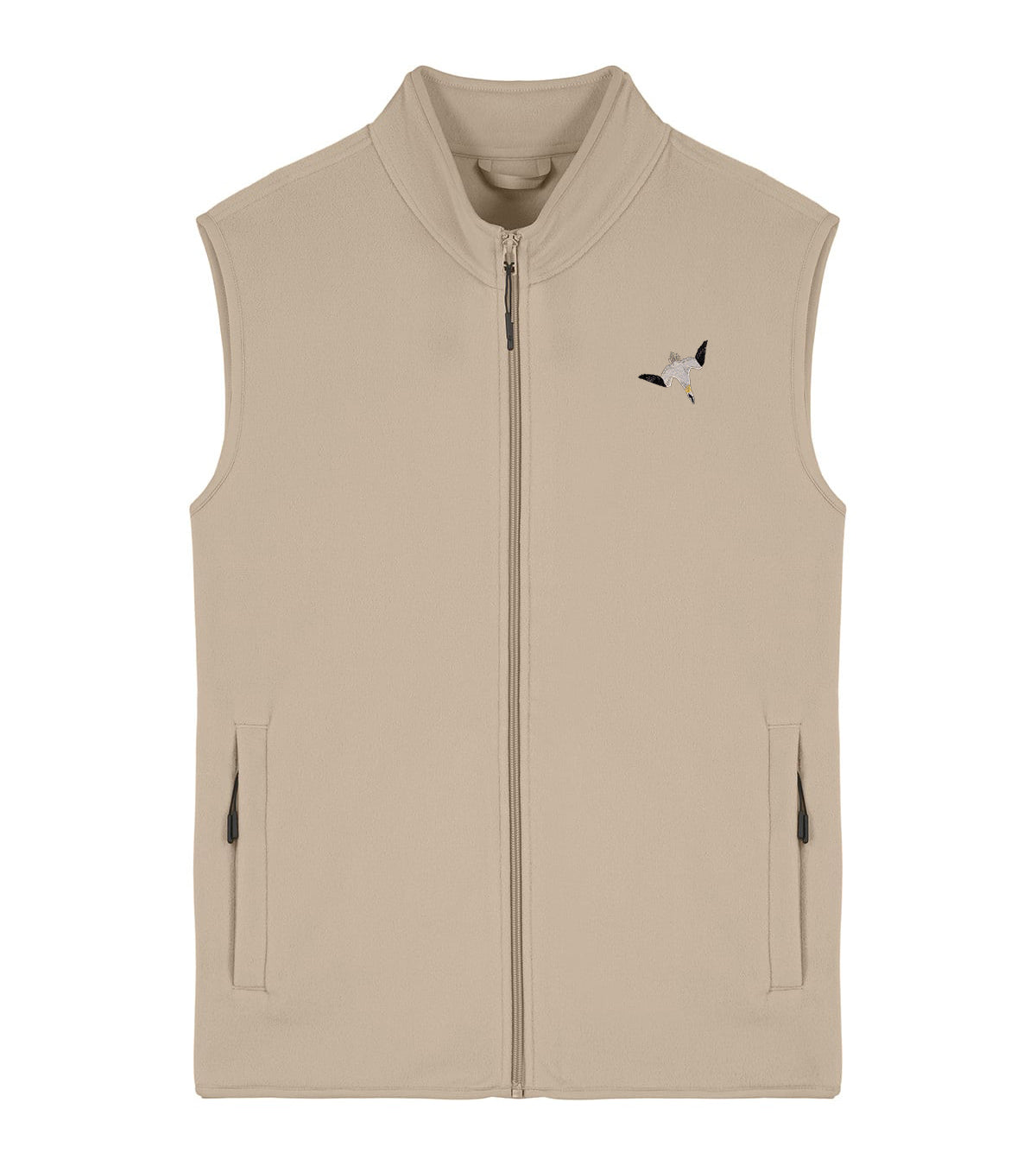Gannet Embroidered Men's Fleece Gilet Bodywarmer