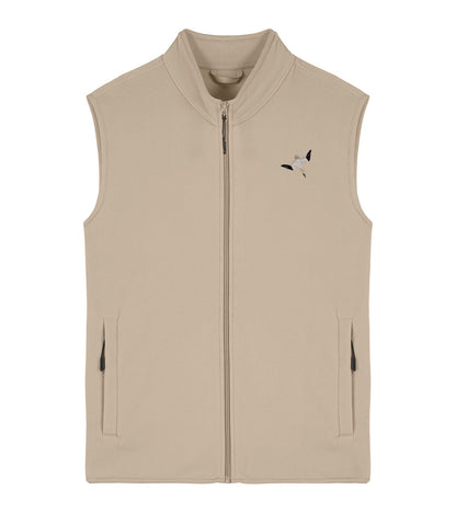 Gannet Embroidered Men's Fleece Gilet Bodywarmer