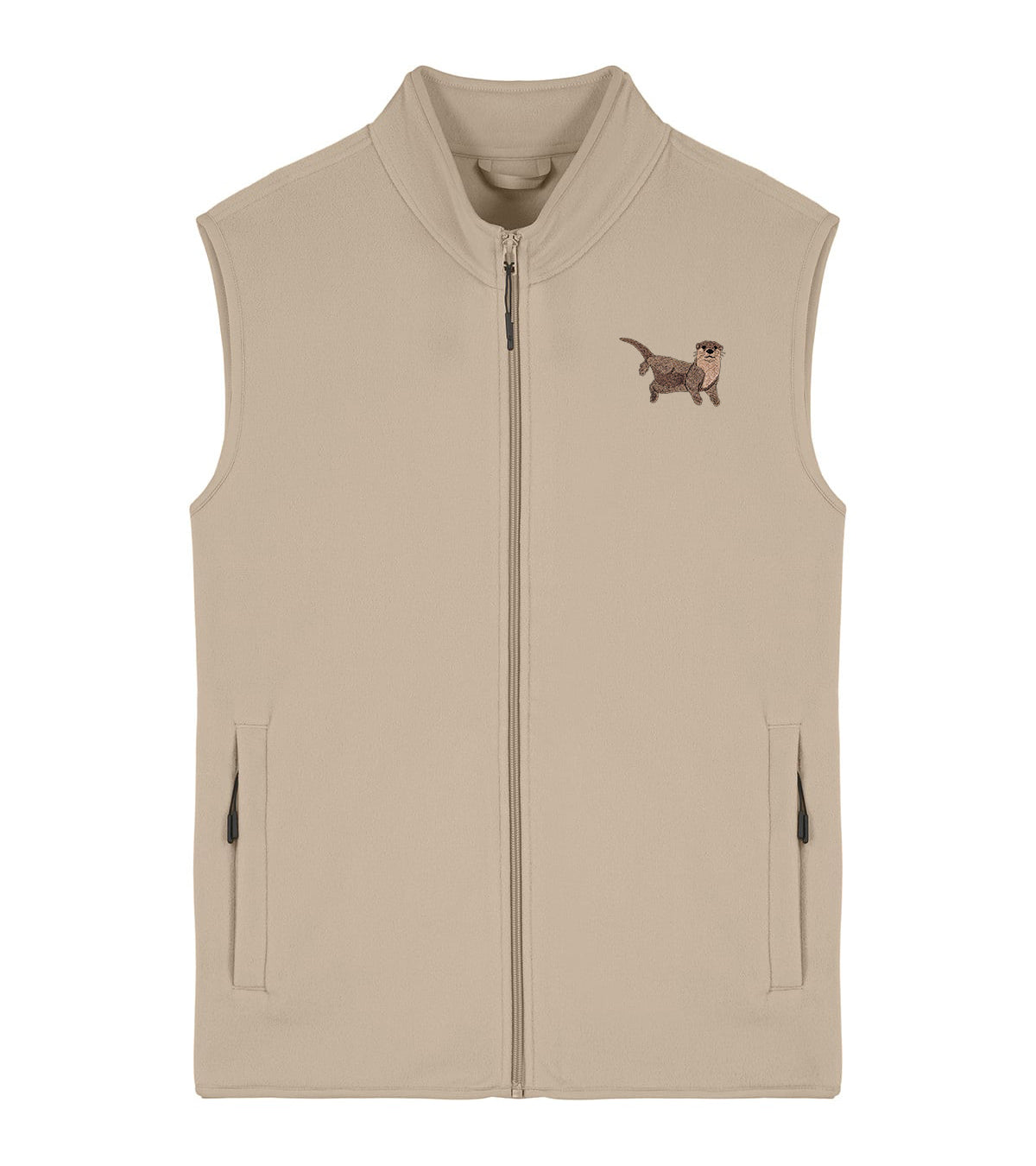 Otter Embroidered Men's Fleece Gilet Bodywarmer