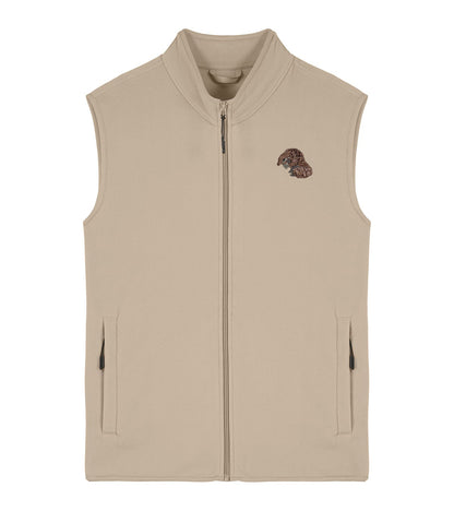 Pangolin Embroidered Men's Fleece Gilet Bodywarmer