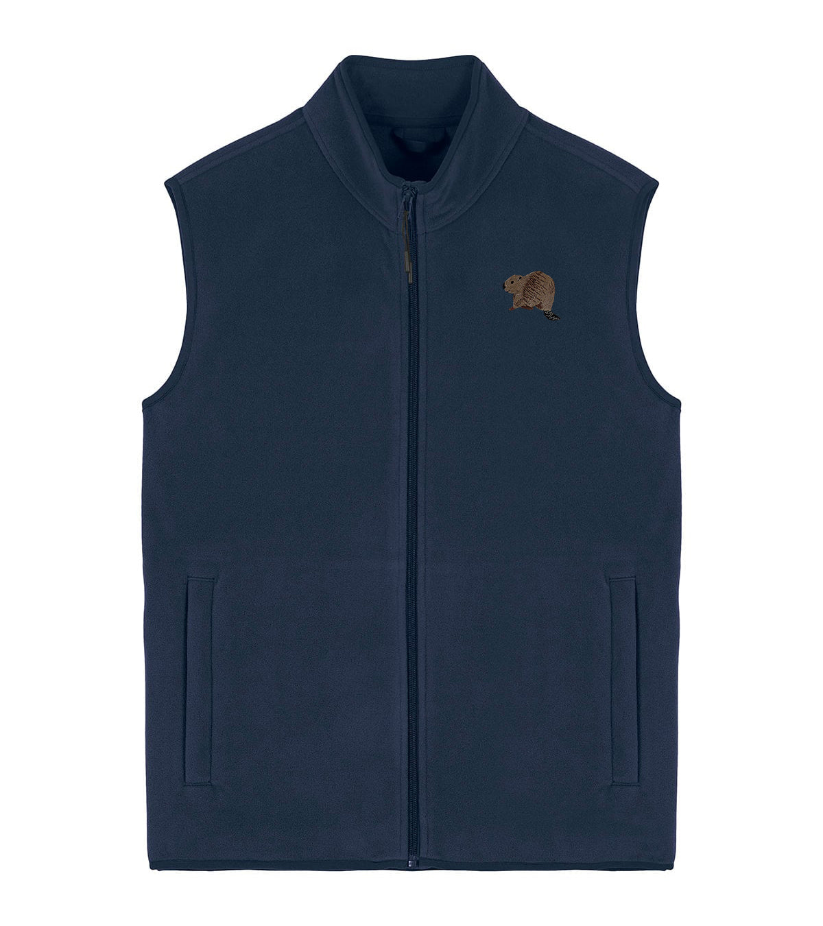 Beaver Riverside Embroidered Men's Fleece Gilet Bodywarmer