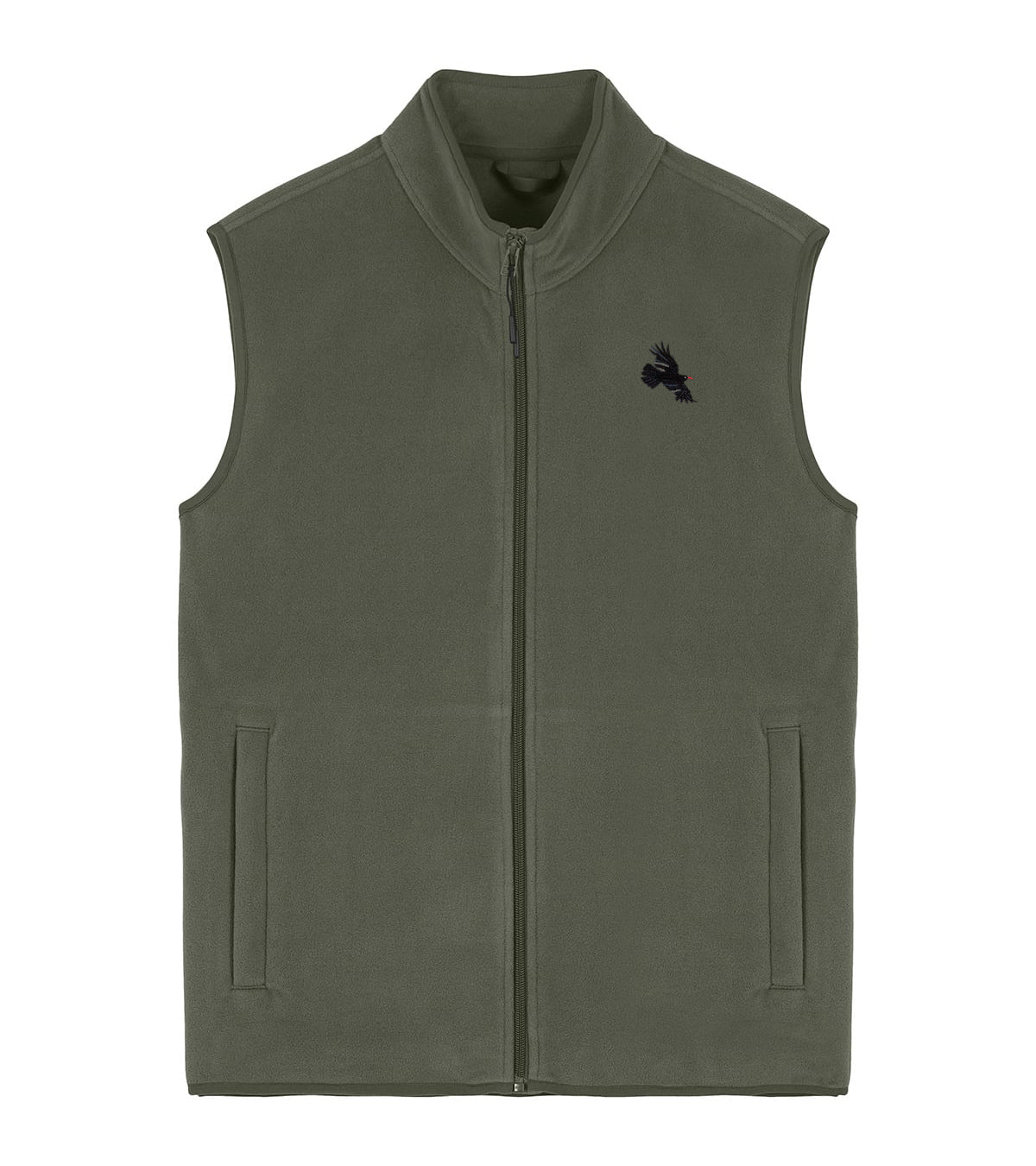 Chough Embroidered Men's Fleece Gilet Bodywarmer
