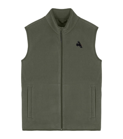 Chough Embroidered Men's Fleece Gilet Bodywarmer